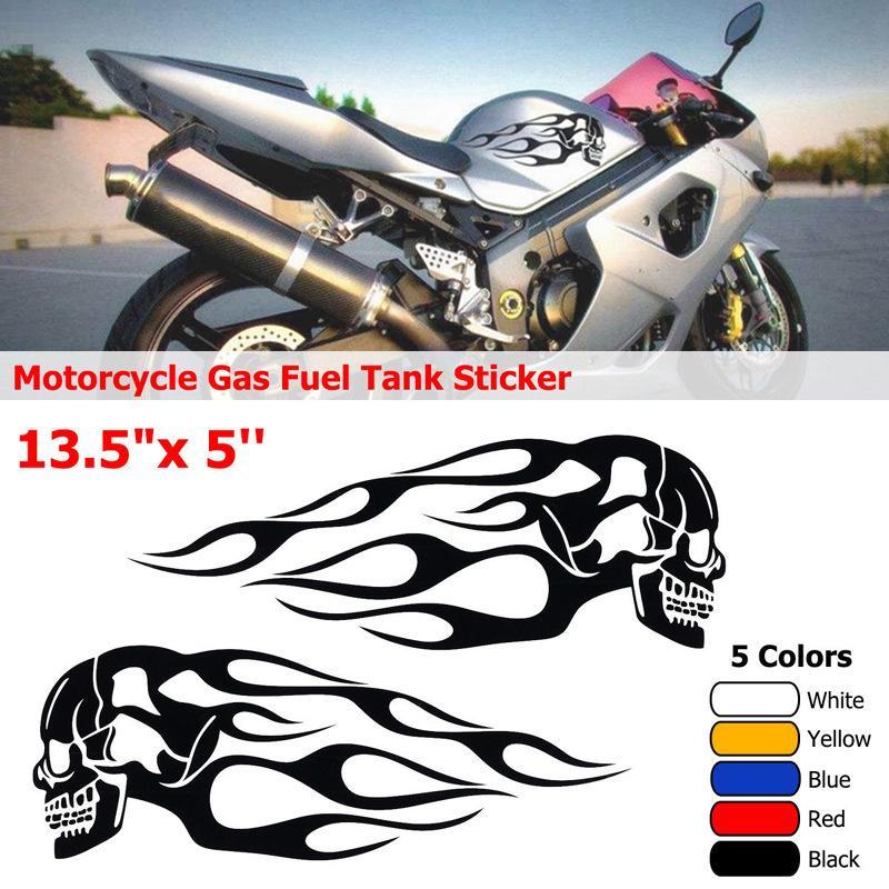 Motorcycle Sticker - SKULL