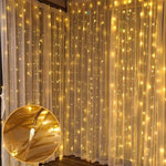 Load image into Gallery viewer, Clearance Price-21.89-Curtain Lights-9.8 x 9.8 ft Curtain of String Lights with Remote
