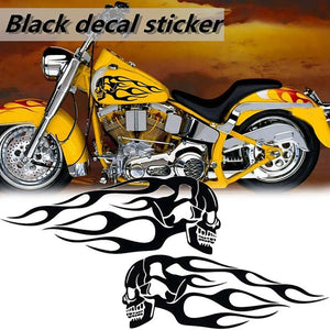 Motorcycle Sticker - SKULL