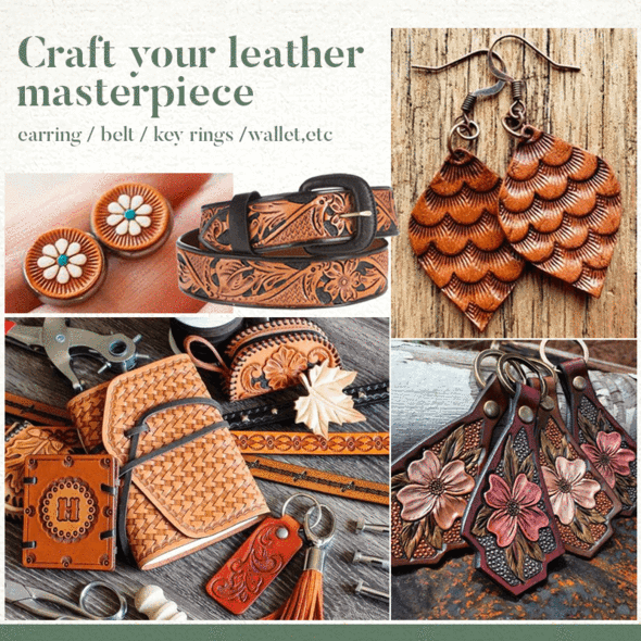 Leather Craft Stamps (2pc/6pc Set)