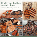 Load image into Gallery viewer, Leather Craft Stamps (2pc/6pc Set)
