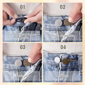 Jeans Retractable Button （Any 3PCS）