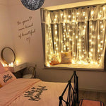 Load image into Gallery viewer, Clearance Price-21.89-Curtain Lights-9.8 x 9.8 ft Curtain of String Lights with Remote
