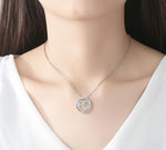 Load image into Gallery viewer, Mom Word With Heart Pendant Necklace
