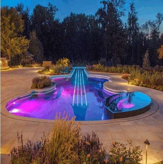 Clearance Price-15.99-Submersible LED Pool Lights Remote Control (RF)