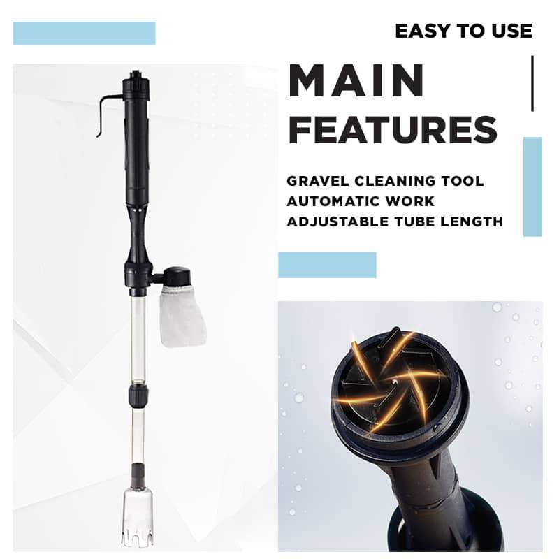 Clearance Price-29.89-Electric Aquarium Gravel Cleaner