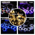 Load image into Gallery viewer, Clearance Price-21.89-Curtain Lights-9.8 x 9.8 ft Curtain of String Lights with Remote
