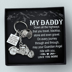 Classic Bike Keychain - To My Daddy - Be Safe, Stay Strong, Come Home - Gkt18002