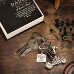 Load image into Gallery viewer, Classic Bike Keychain - To My Daddy - Ride safe always come home to us - Gkt18003
