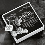 Load image into Gallery viewer, Classic Bike Keychain - To My Daddy - Ride Safe We Need You Here With Us - Gkt18004
