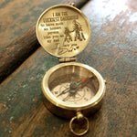 Load image into Gallery viewer, Engraved Compass - Biker - To My Dad - I Am The Luckiest Daughter - Gpb18030
