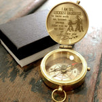 Load image into Gallery viewer, Engraved Compass - Biker - To My Dad - I Am The Luckiest Daughter - Gpb18030
