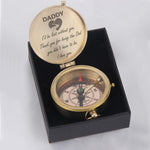 Load image into Gallery viewer, Engraved Compass - Daddy - I&#39;d Be Lost Without You - Thank you - Gpb18009
