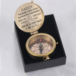 Load image into Gallery viewer, Engraved Compass - Daddy - Thank You For Always Keeping Your Love Strong - Gpb18001
