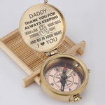 Load image into Gallery viewer, Engraved Compass - Daddy - Thank You For Always Keeping Your Love Strong - Gpb18001
