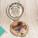 Load image into Gallery viewer, Engraved Compass - Family - From Daughter - To My Dad - Thanks For Being My Great Guide - Gpb18025
