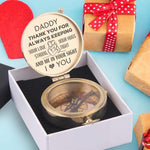 Load image into Gallery viewer, Engraved Compass - Family - To Daddy - Thank You For Always Keeping Your Love Strong - Gpb18028
