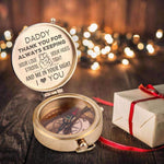 Load image into Gallery viewer, Engraved Compass - Family - To Daddy - Thank You For Always Keeping Your Love Strong - Gpb18028
