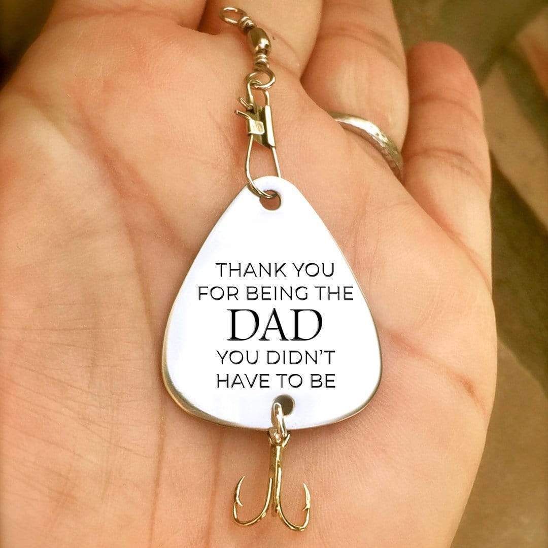 Engraved Fishing Hook - To Dad - From Daughter - Thank You For Being The Dad - Gfa18005