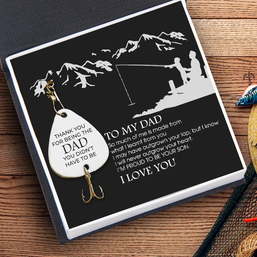 Engraved Fishing Hook - To Dad - From Son - Thank You For Being The Dad - Gfa18004