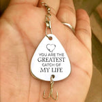 Load image into Gallery viewer, Engraved Fishing Hook - To My Dad - Never Forget That I Love You - Gfa18001
