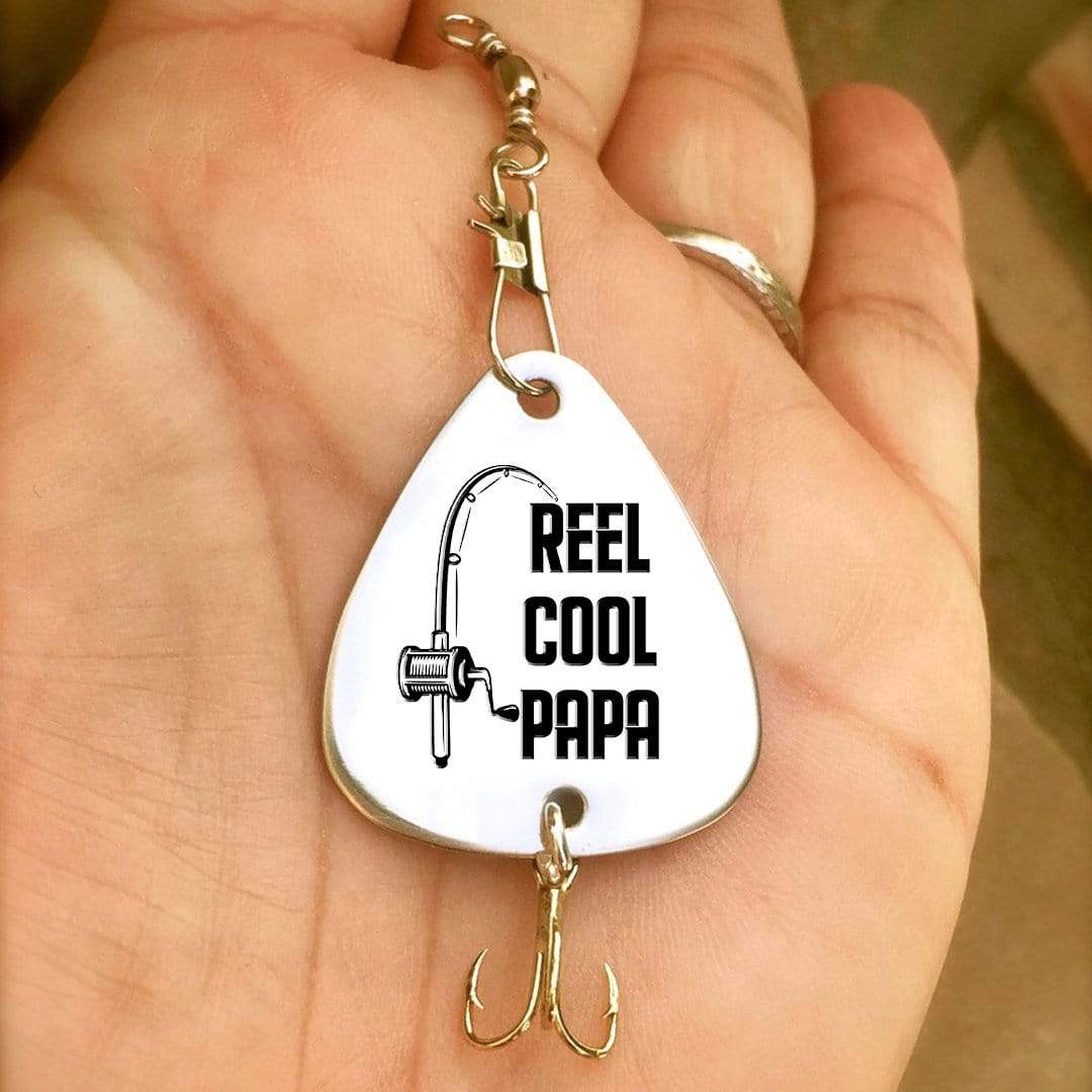 Engraved Fishing Hook - To Papa - From Granddaughter - Reel Cool Papa - Gfa20002