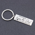 Load image into Gallery viewer, Engraved Keychain - To My Dad - Thank You For Being The Dad, You Didn&#39;t Have To Be - Gkc18028
