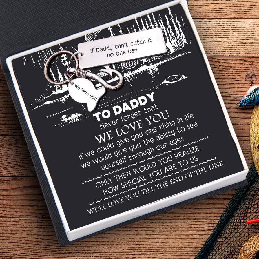 Christmas/Birthday/Father's day fishing gift for dad - Fishing Hook Keychain - To My Dad - How Special You Are To Us - Gku18009