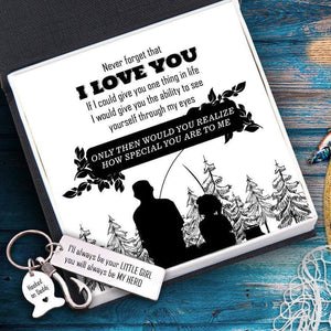 Fishing Hook Keychain - To My Daddy - You Will Always Be My Hero - Gku18010