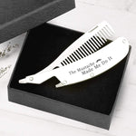 Load image into Gallery viewer, Folding Comb - Gift For Gentleman - The Mustache Made Me Do It - Gec26017
