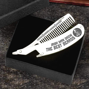 Folding Comb - Irish Man Grow The Best Beards - Gec26016