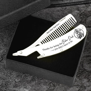 Folding Comb - Thank You For Being The Biker Dad You Didn't Have To Be - Gec18007