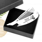 Load image into Gallery viewer, Folding Comb - To Bonus Dad -  God Gave Me The Gift Of You - Gec18023
