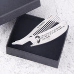 Load image into Gallery viewer, Folding Comb - To My Bearded Man - All Of My Lasts To Be With You - Gec26001
