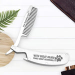 Load image into Gallery viewer, Folding Comb - To My Dogfather - Best Dogfather Ever - Gec26024
