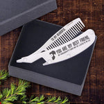 Load image into Gallery viewer, Folding Comb - To My Man - You Are My Naughty Lover - Gec26020
