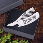 Load image into Gallery viewer, Folding Comb - To My Man - You Make It Naughty But Better - Gec26021
