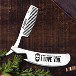 Load image into Gallery viewer, Folding Comb - To My Man - You Make It Naughty But Better - Gec26021
