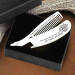 Load image into Gallery viewer, Folding Comb - To My Viking Bearded Man - The True Art Of The Man Is The Beard - Gec26011
