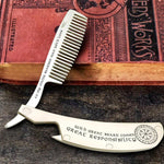 Load image into Gallery viewer, Folding Comb - To My Viking Bearded Man With Love - Gec26005
