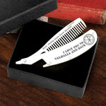 Load image into Gallery viewer, Folding Comb - Viking - To Dad - I Love You To Valhalla And Back - Gec18018
