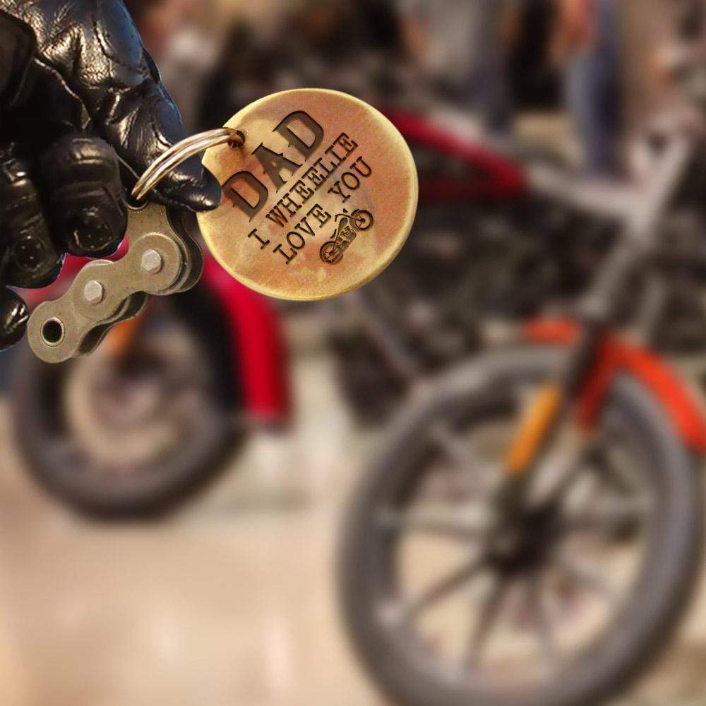 Motocross Keychain - To My Biker Dad - I Love You - Gkbf18002