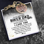 Load image into Gallery viewer, Motocross Keychain - To My Biker Dad - I Love You - Gkbf18002
